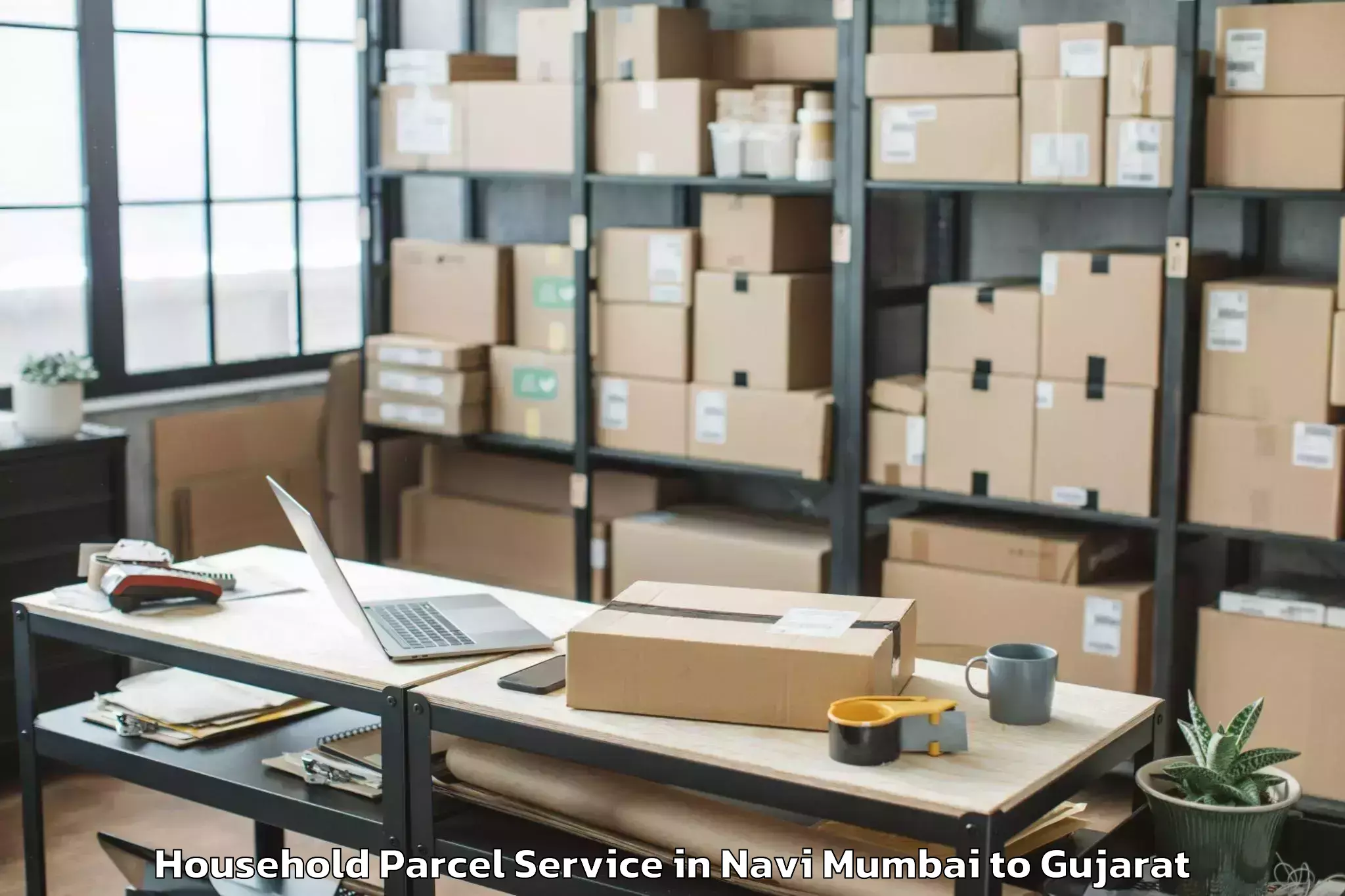 Get Navi Mumbai to Bhuj Household Parcel